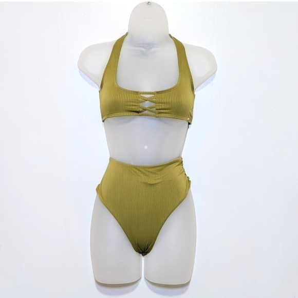 XOXO | Ribbed Bikini | NEW | Boho Shabby Chic | Travel | Vacation | Swim | Beach - Picture 2 of 12